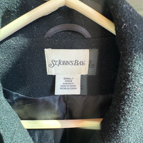 Black Peacoat - Winter Jacket - Picture 2 of 4